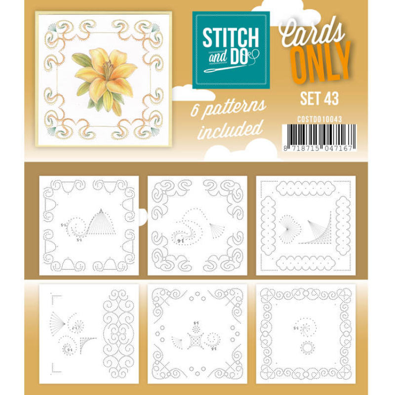 Stitch & Do - Cards only Stitch - set 043